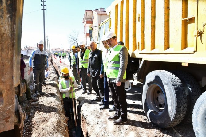 Aksaray Hürriyet Mahallesi doğal gaza kavuşuyor