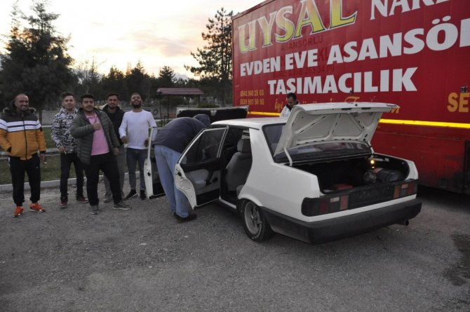 Konya’da çalınan otomobil terk edilmiş halde bulundu