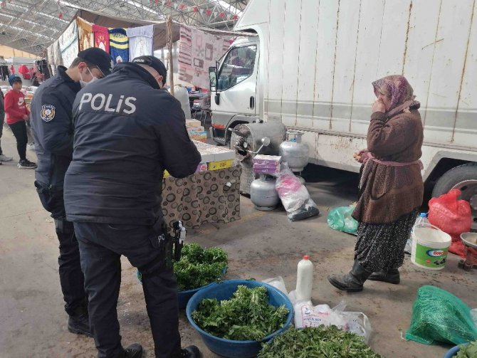 Aksaray’da polis ve zabıta 65 yaş üstü denetiminde