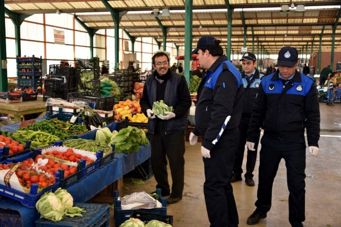 Karatay’da pazar yerlerinde denetim