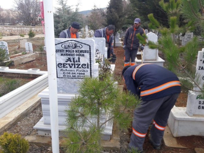 Hüyük Belediyesi’nin bahar dönemi çalışmaları hız kazandı