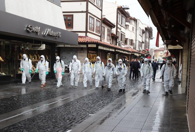 Konya Büyükşehirden dezenfeksiyon seferberliği