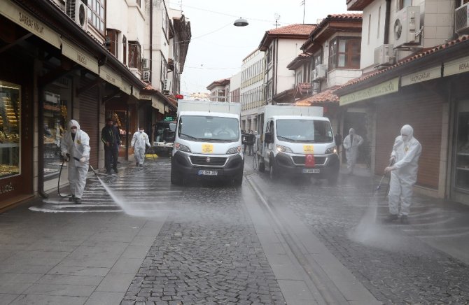 Konya Büyükşehirden dezenfeksiyon seferberliği