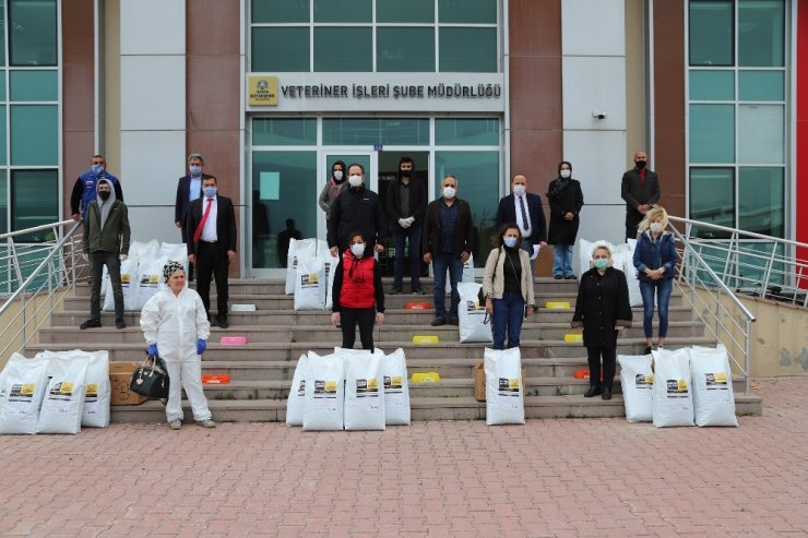 Konya’da sokak hayvanları aç kalmıyor