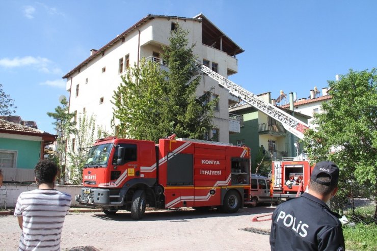 Ev yangını kısa sürede söndürüldü