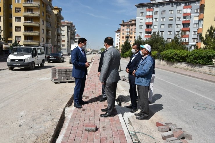 Karatay Belediyesinden yol ve çevre düzenlemesi