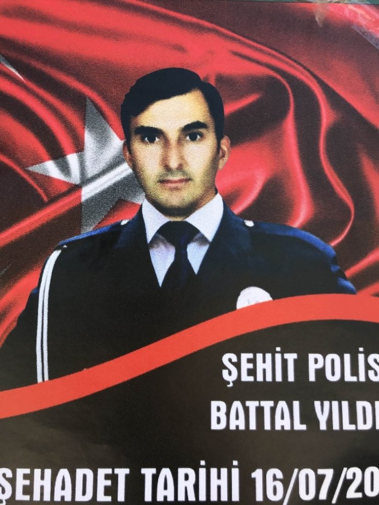 Şehit Polis Battal Yıldız’ın ismi Devriye Ekipler Amirliği binasında yaşatılacak