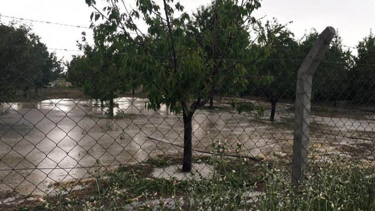 Konya’da dolu yağışı zarara yol açtı