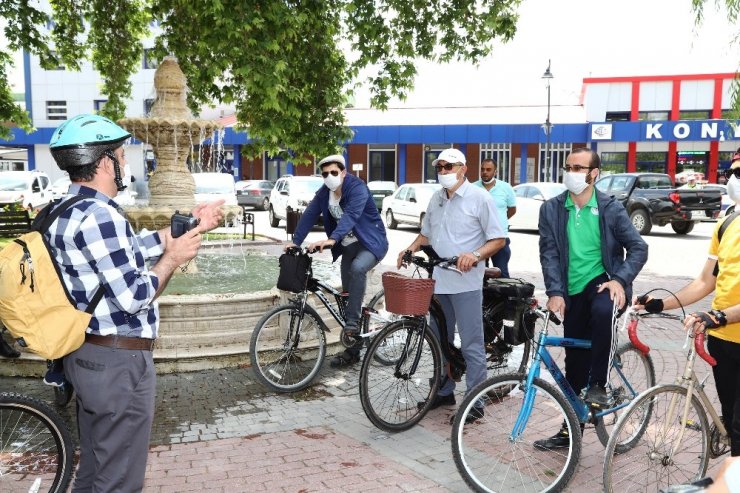 Konya Büyükşehir’den bisikletle şehir turu