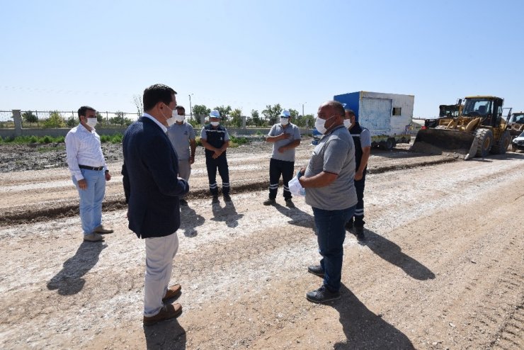 Konya Şehir Hastanesinin yolları yapılıyor