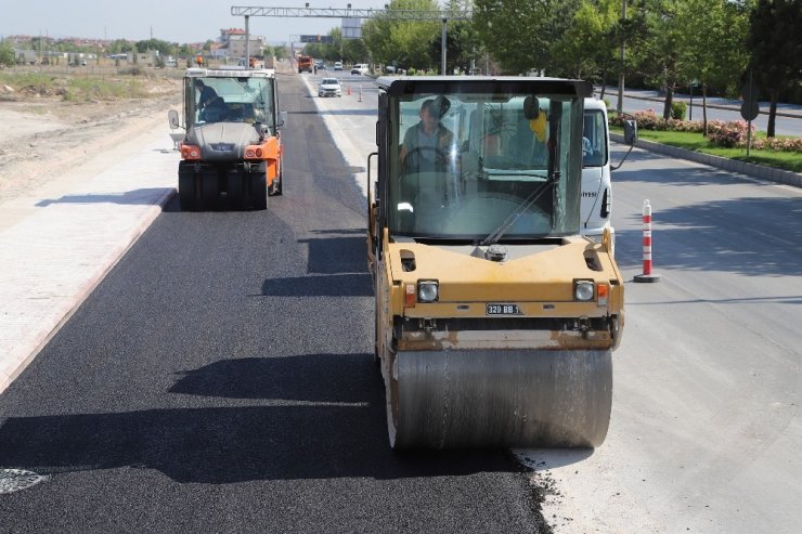 Konya Şehir Hastanesinin ana giriş yolu tamamlandı