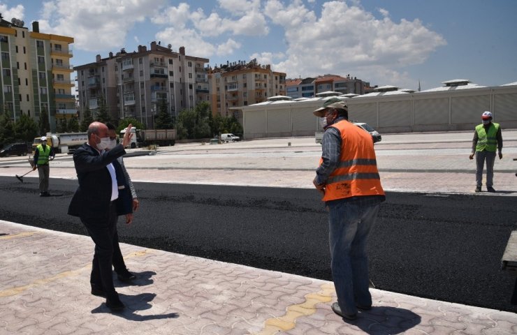 Başkan Pekyatırmacı altyapı çalışmalarını inceledi