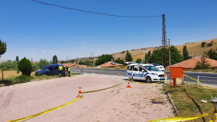 Aksaray’da trafik kazası: 1 ölü