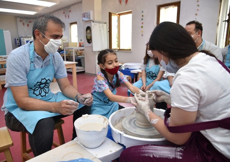 SEDEP Sanat Tasarım Atölyesi baba ve çocuk etkinliğine ev sahipliği yapıyor