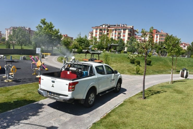 Karatay Belediyesi ilaçlama ekibi çalışmalarını sürdürüyor