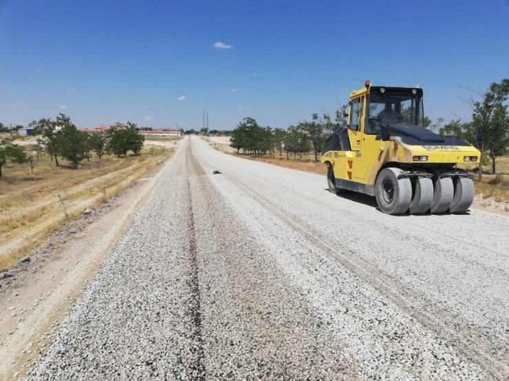 Aksaray’da Armutlu-İncesu yolu asfalt çalışmaları tamamlandı