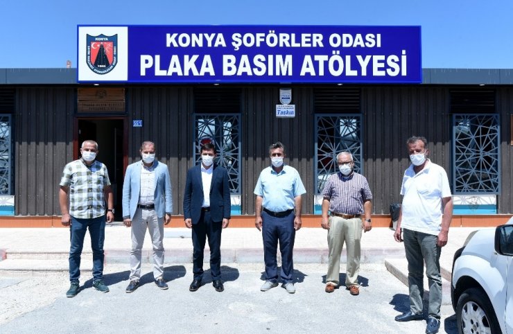 Karatay Belediyesinden Galericiler Sitesi’ne plaka basım merkezi