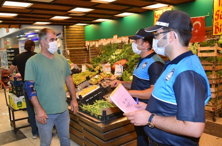 Selçuklu’da korona denetimleri sürüyor