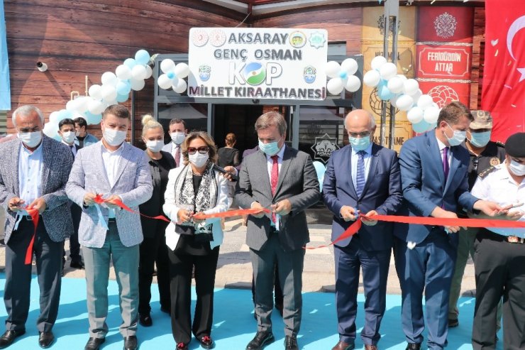 Aksaray’ın ilk millet kıraathanesi açıldı