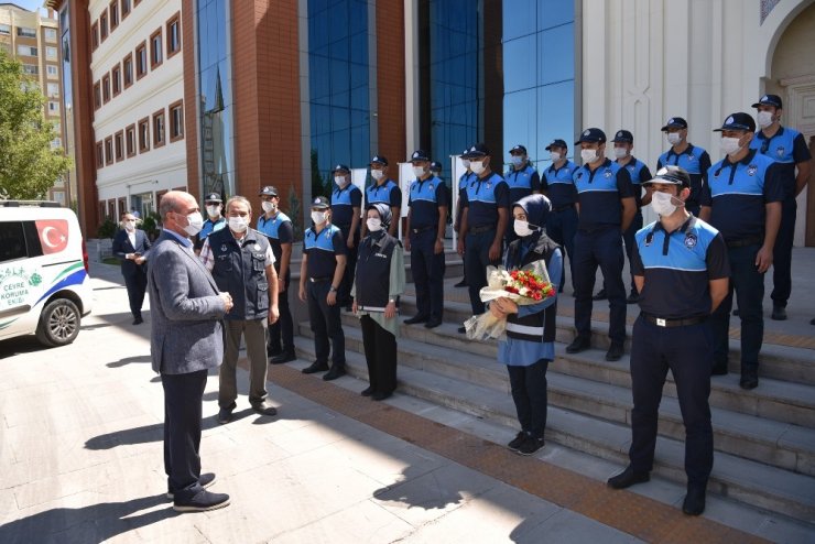 Selçuklu Belediyesinde 25 yeni zabıta memuru göreve başladı