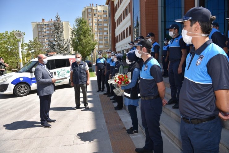 Selçuklu Belediyesinde 25 yeni zabıta memuru göreve başladı