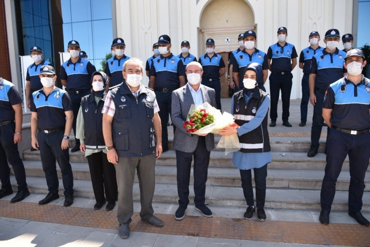 Selçuklu Belediyesinde 25 yeni zabıta memuru göreve başladı