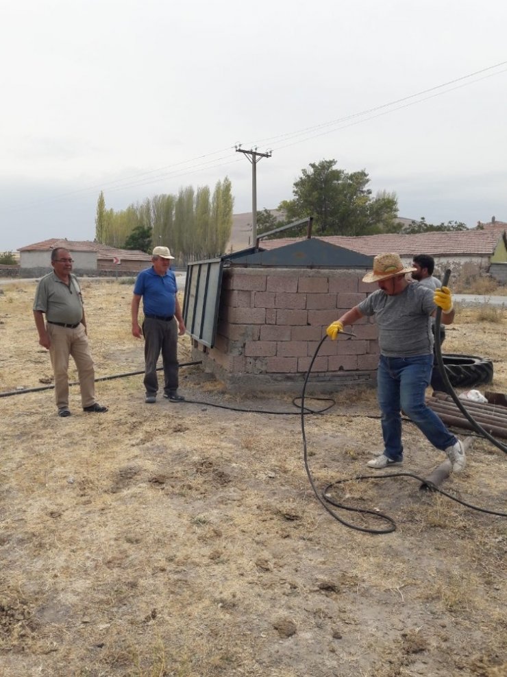 Kulu’da hayvan yetiştiricilerinin su ihtiyacı gideriliyor