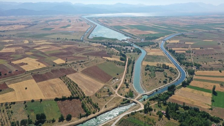 Konya’da sulama sezonunda tarım arazilerine 815 milyon 220 bin metreküp su verildi