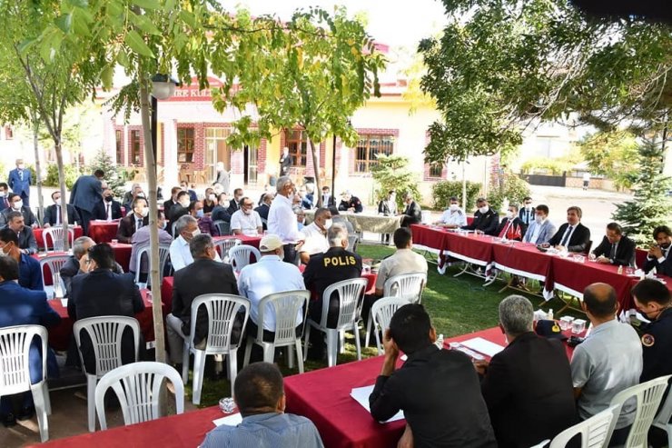 Ortaköy ilçesinde aylık istişare toplantısı yapıldı