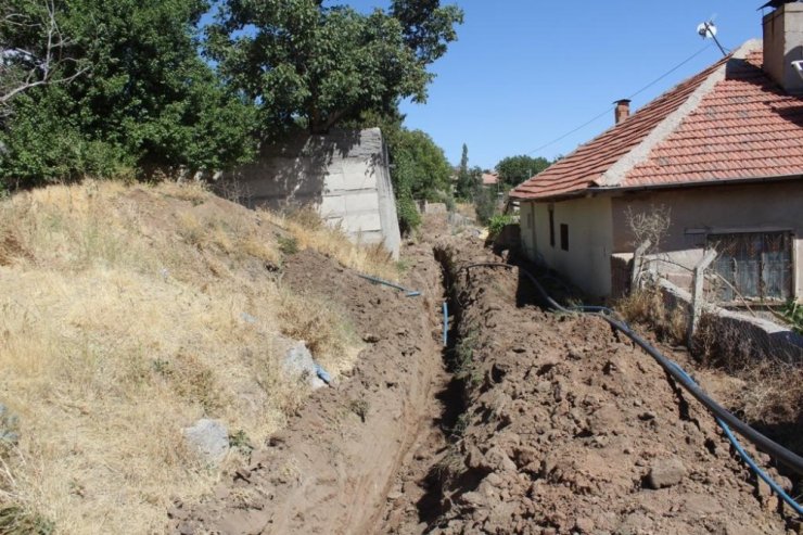 Aksaray’da Sarıhasanlı içme suyu şebeke yenileme işi tamamlandı