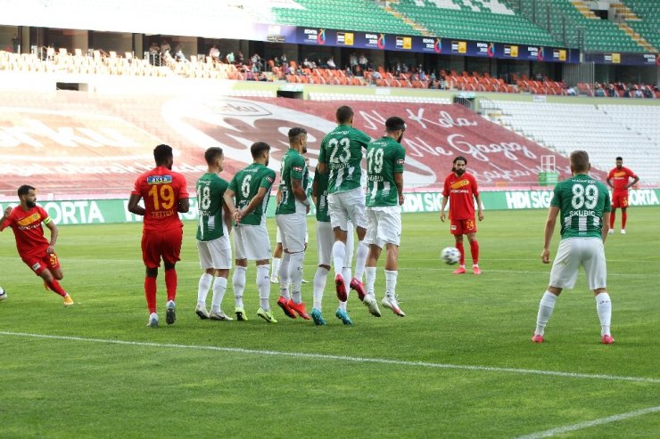 Süper Lig: Konyaspor: 0 - Yeni Malatyaspor: 0 (İlk yarı)