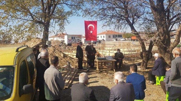 Kulu’da Kur’an kursu temeli kurban kesilerek atıldı