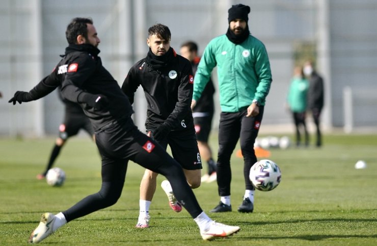 Konyaspor, Kasımpaşa maçı hazırlıklarını sürdürdü