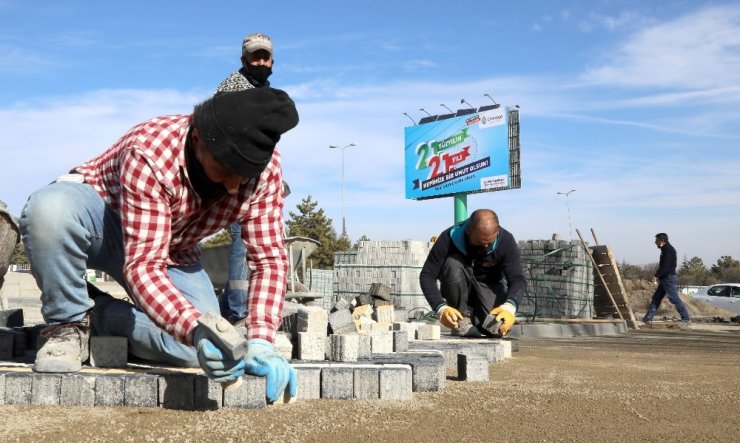 Ahlatlıbel Atatürk Parkı yenileniyor