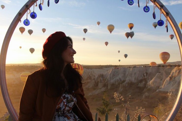 Kapadokya bölgesini 992 bin 620 turist ziyaret etti