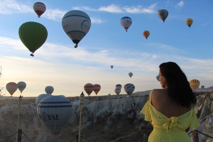 Kapadokya bölgesini 992 bin 620 turist ziyaret etti