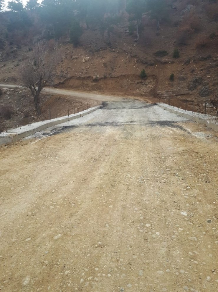 Çataloluk Avlağa arasındaki bağlantı köprüsü tamamlandı