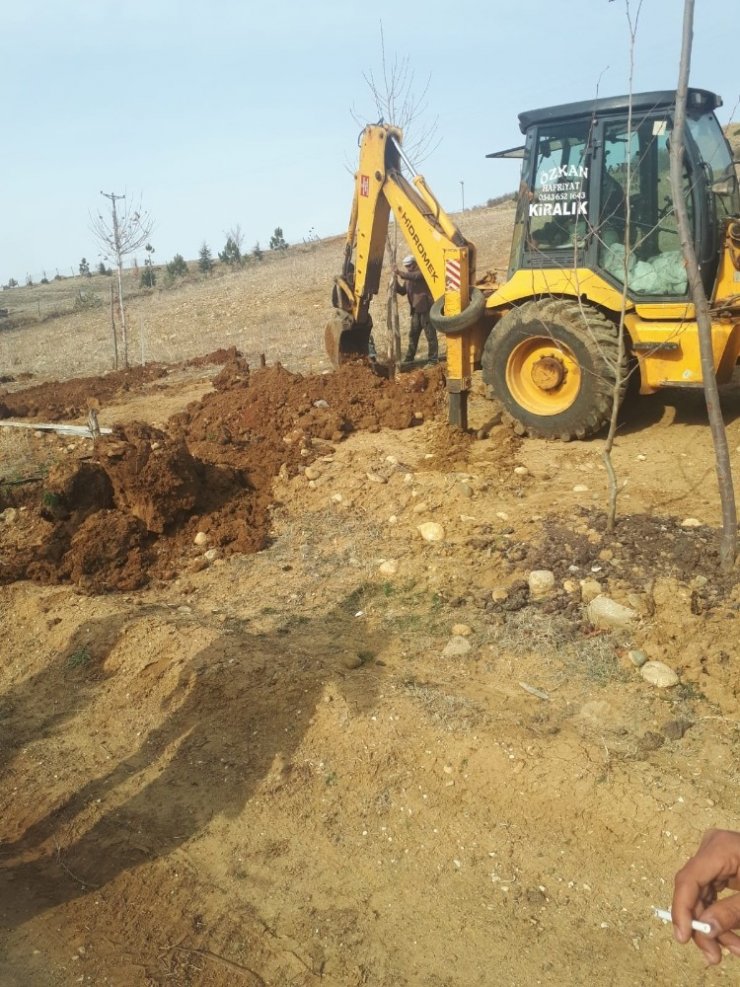 Yukarı Künye ile Aşağı Künye arasındaki yolun genişletme çalışmaları başladı