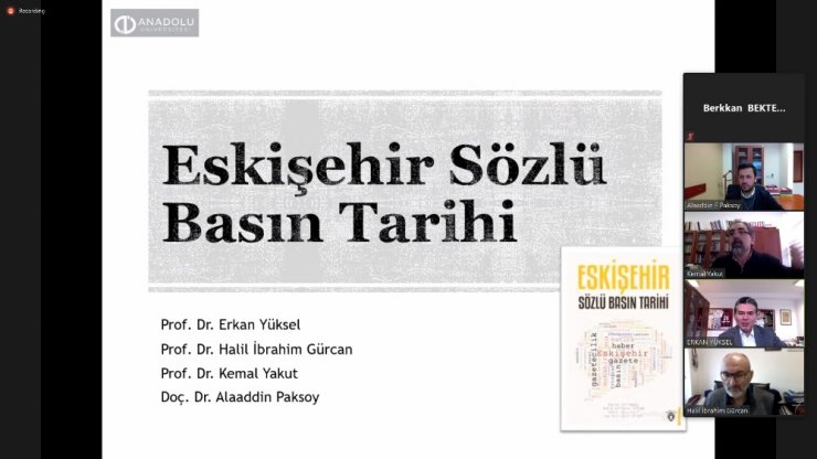 Eskişehir Sözlü Basın Tarihi kitabı tanıtıldı