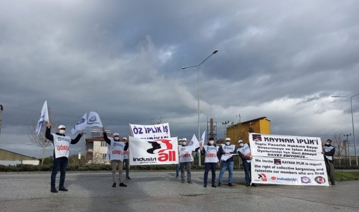 İplik işçileri ile işveren arasında sendika gerginliği