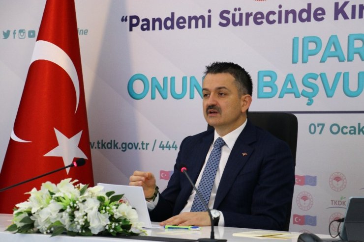 Bakan Pakdemirli: “1 milyar 125 milyon liralık hibe paketini üreticimize, yetiştiricimize, yatırımcımıza sunuyoruz”