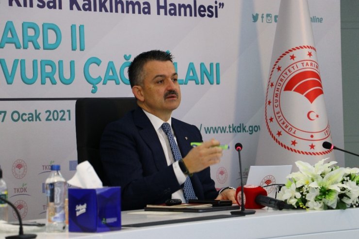 Bakan Pakdemirli: “1 milyar 125 milyon liralık hibe paketini üreticimize, yetiştiricimize, yatırımcımıza sunuyoruz”