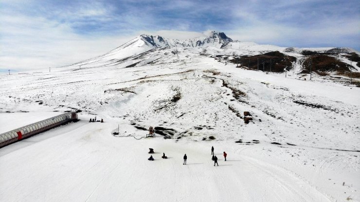 Erciyes’te kısıtlama sakinliği