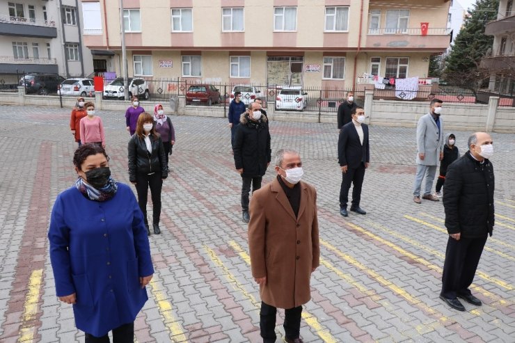 Kırşehir’de okullarda İstiklal Marşı heyecanı