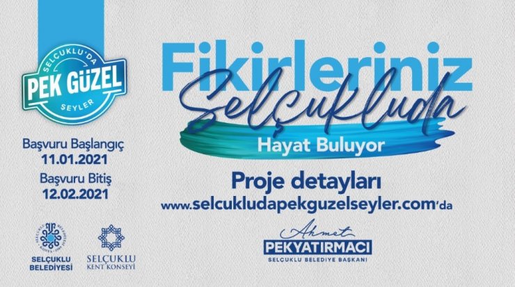 Selçuklu Belediyesi fikir destek programına başvurular başladı