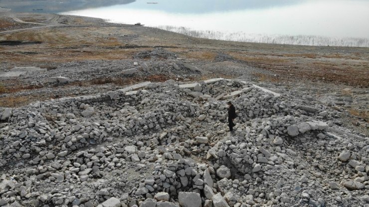 Kayseri’de kuraklık arttı, Yamula Barajı’nda su seviyesi iyice azaldı