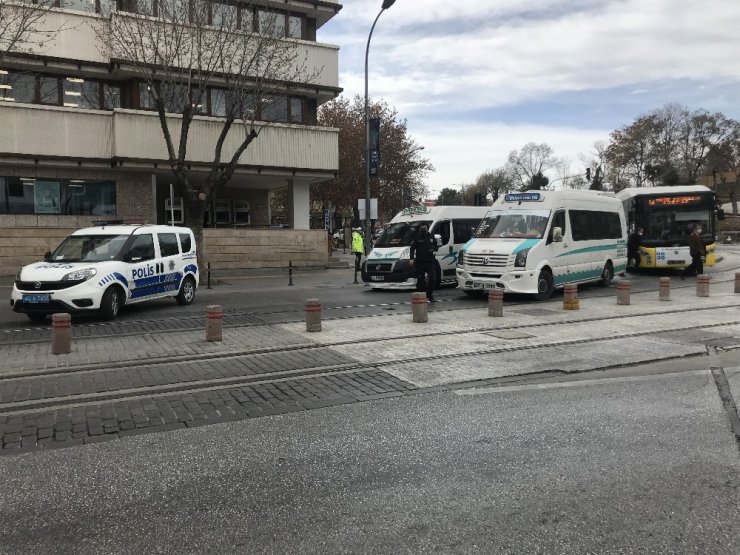 Konya’da şüpheli çanta alarmı