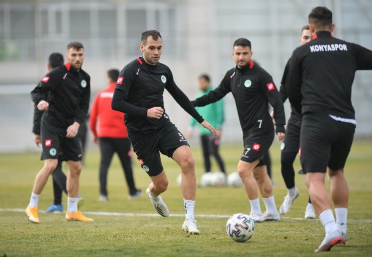 Konyaspor, Gaziantep maçı hazırlıklarını tamamladı