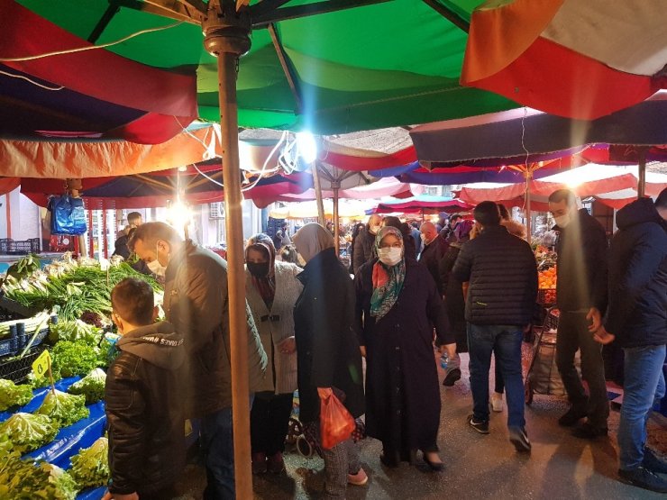 Pazarlar sabah boş, akşam tıklım tıklım dolu