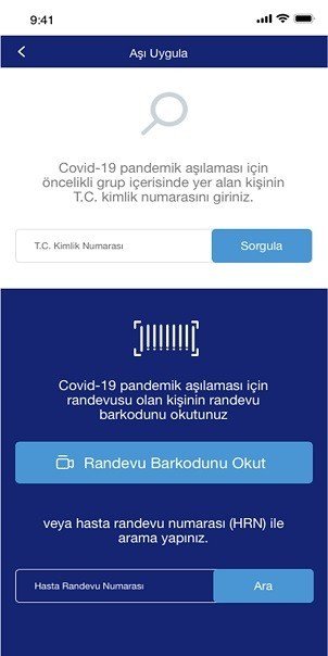 Covid-19 aşılarının takibi “Aşıla” uygulamasında